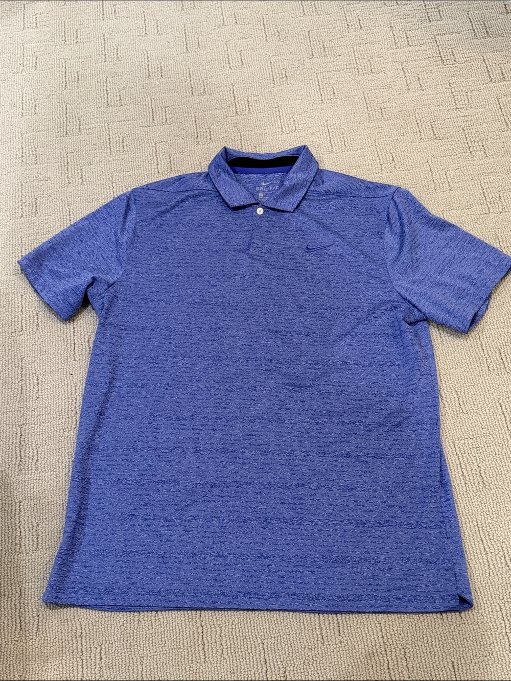 Nike Men's Heather Royal Blue Performance Polo